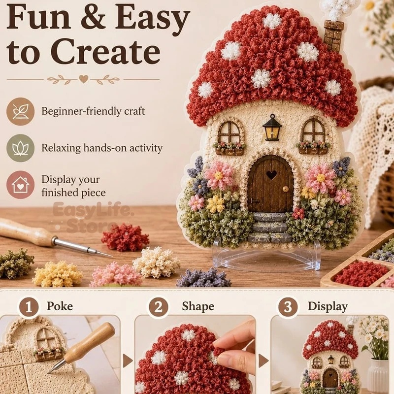 Kit de Poke Art 3D en tissu Vi - Textile Sewing Techniques avis et prix