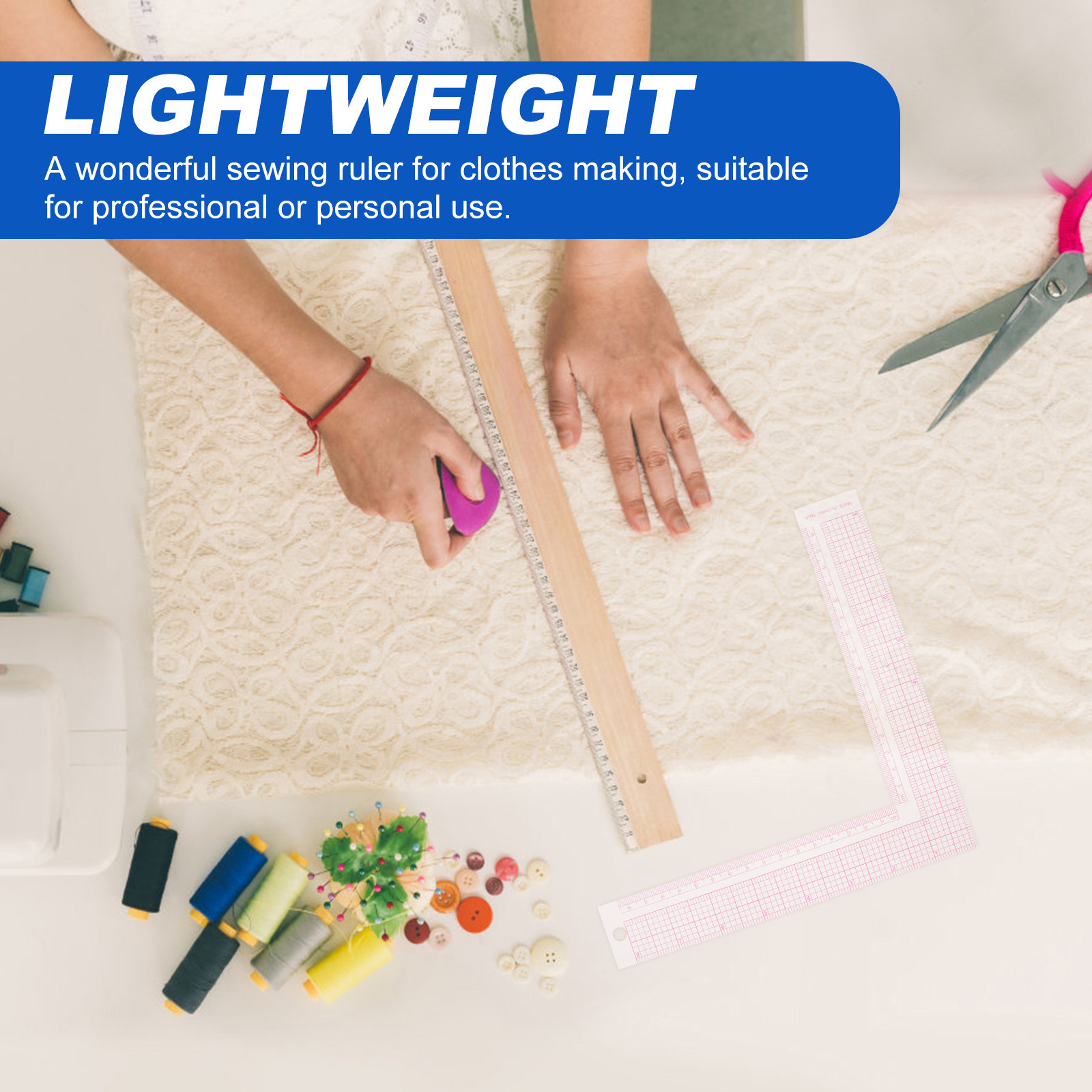 2 pièces de règles en plastiqu - Sewing Garments avis et prix