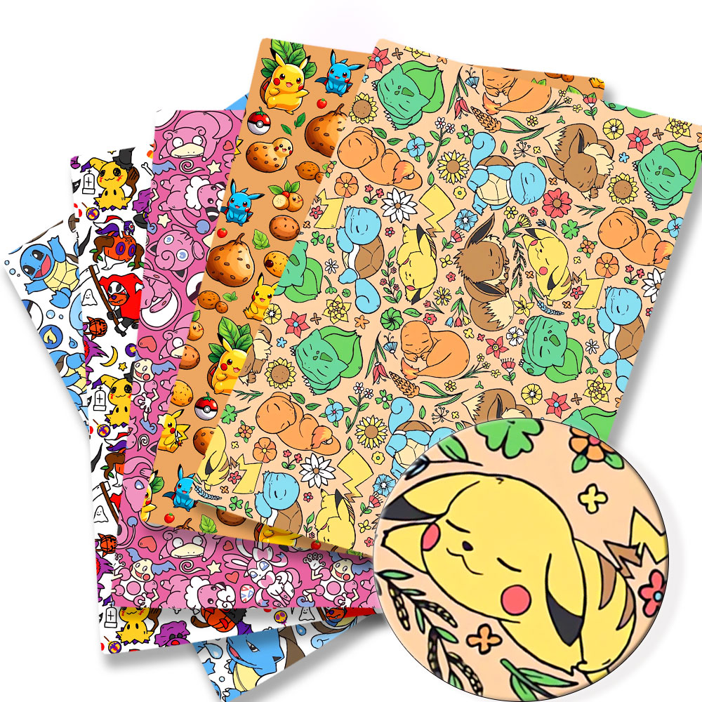 Tissu de dessin animé Pokemon  - Sewing Production avis et prix