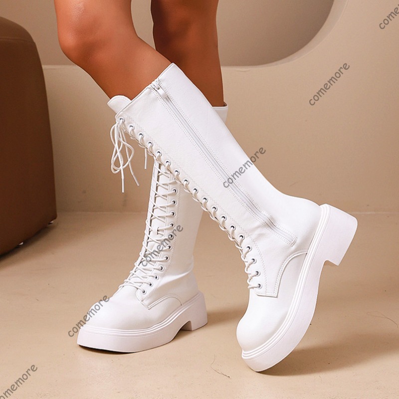 Bottes longues vintage pour fe - Sewing Front Zipper avis et prix
